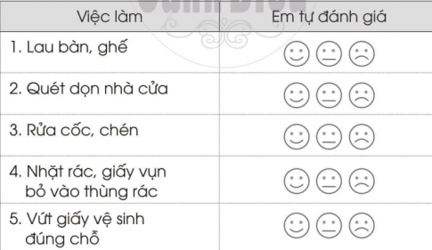 [Cánh diều] Giải VBT Tự nhiên và xã hội 2 bài 4: Giữ vệ sinh nhà ở