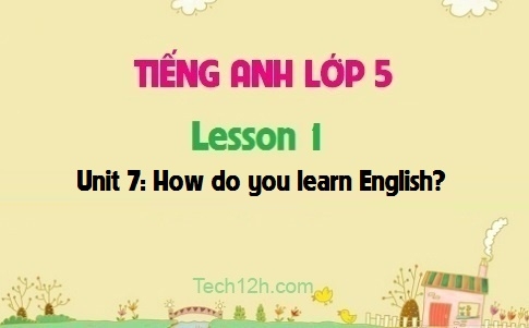 Unit 7: How do you learn English? Lesson 1