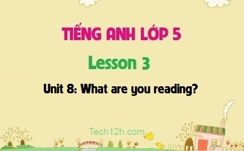 Unit 8: What are you reading? Lesson 3