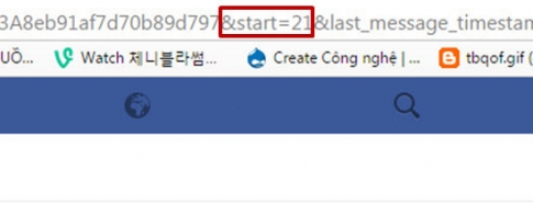 Xem lại tin nhắn cũ trên Facebook 