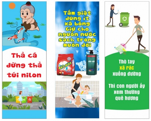 Em hãy thiết kế một sản phẩm (băng rôn, áp phích,...) tuyên truyền về việc bảo vệ môi trường xanh - sạch - đẹp