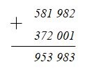  581 982              372 001              953 983