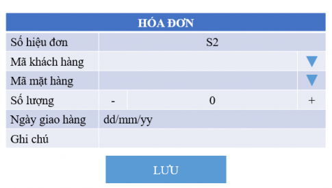 Giải SBT Tin học 11 định hướng KHMT Cánh diều bài 4 Các biểu mẫu cho xem và cập nhật dữ liệu