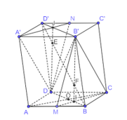 Cho hình hộp ABCD.A'B'C'D'. Gọi M, N lần lượt là trung điểm của AB, C'D'.  a) Chứng minh rằng (A'DN) // (B'CM). 