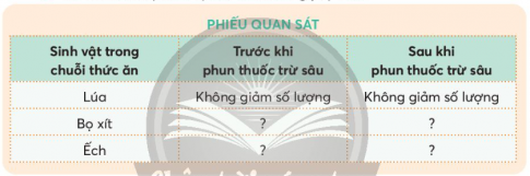 Giải siêu nhanh Khoa học 4 Chân trời bài 31 Vai trò của thực vật trong chuỗi thức ăn