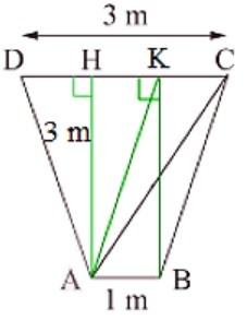 vận dụng 3 bài 3 hình thang - hình thang cân toán 8 chân trời