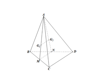 Cho tứ diện ABCD. Gọi $G_{1},G_{2}$ lần lượt là trọng tâm của các tam giác ABC, ABD. Chứng minh rằng đường thẳng $G_{1}G_{2}$  song song với đường thẳng CD.