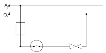 Câu 5: Hãy sử dụng các kí hiệu điện đã học để vẽ sơ đồ mạch điện dùng một công tắc đơn để bật, tắt một quạt trần sử dụng nguồn điện xoay chiều 220 V – 50 Hz.