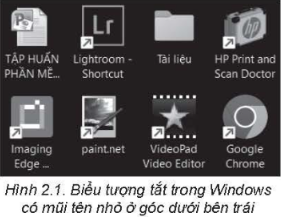 5. Một tệp hay thư mục được xác định bởi một đường dẫn, mang thông tin về vị trí của tệp hay thư mục trên đĩa, được hệ điều hành sử dụng để truy cập. Đường dẫn đầy đủ bắt đầu từ ổ đĩa, theo các thư mục để đến tệp hoặc thư mục con. Ví dụ: C:WailieuVbaihoc\tinhocWoaitap.docx là đường dẫn của tệp baitap được tạo bằng phần mềm Word, nằm trong thư mục con “tinhoc” của thư mục “baihoc”, thư mục “baihoc” là thư mục con của thư mục “tailieu” trên thư mục gốc của ổ đĩa C. Trong giao diện đồ hoạ của hệ điều hành, khi