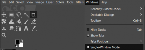 Nháy chuột vào Windows → Single Window Mode. Bỏ chọn là chuyển từ Single – Window sang Multiple – Window và ngược lại.