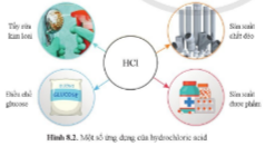 Cho biết một số ứng dụng của HCl?