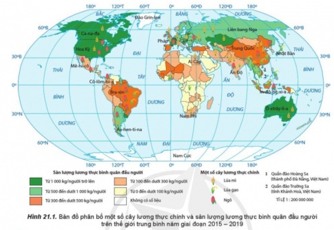 Giải bài 21 Địa lí các ngành nông nghiệp, lâm nghiệp, thủy sản