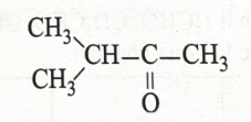 Cho hợp chất carbonyl có công thức cấu tạo sau:  Tên theo danh pháp thay thế của hợp chất carbonyl đó là  A. 2-methylbutan-3-one.                                   B. 3-methylbutan-2-one.  C. 3-methylbutan-2-ol.                                      D. 1,1-dimethylpropan-2-one.