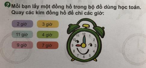 [Phát triển năng lực] Giải toán 1 bài: Thực hành nói thời gian