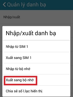 “Bảo toàn” danh bạ bằng cách copy số điện thoại từ sim sang máy