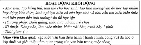 Giáo án PTNL bài Biên bản