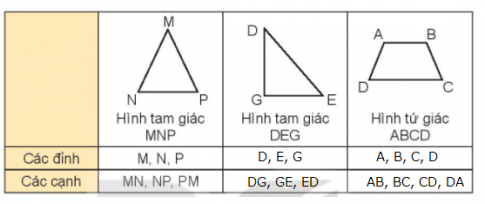 Giải toán 3 kết nối tri thức bài 19: Hình tam giác, hình tứ giác. Hình chữ nhật, hình vuông