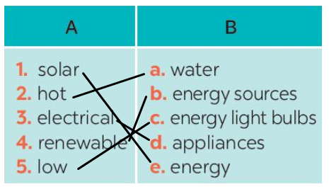 Giải Unit 10: Energy sources (Looking back and project)