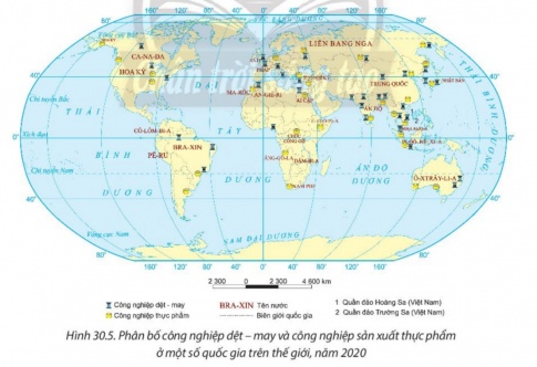 Giải bài 30 Địa lí các ngành công nghiệp