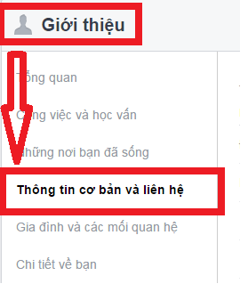 Thay đổi thông tin ngày sinh trên facebook