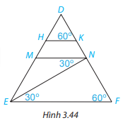 Giải bài 10 Tiên đề Euclid, tính chất của hai đường thẳng song song