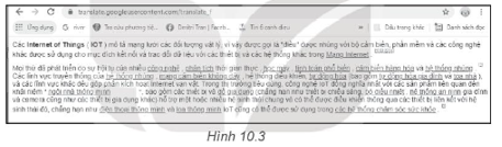 Thực hành: Em hãy sử dụng ứng dụng dịch Google Translate để thực hiện