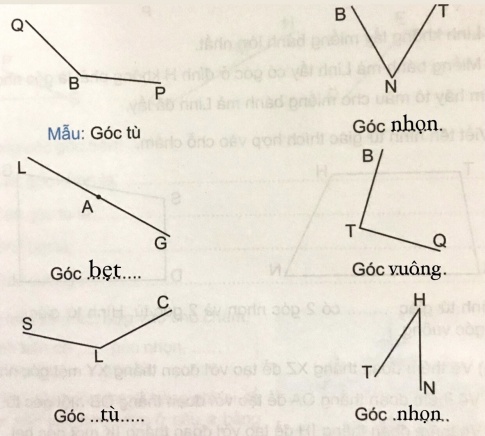  Viết tiếp vào chỗ chấm cho thích hợp