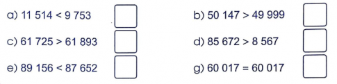 Bài tập 2. Trang 17 VBT Toán 3 tập 2