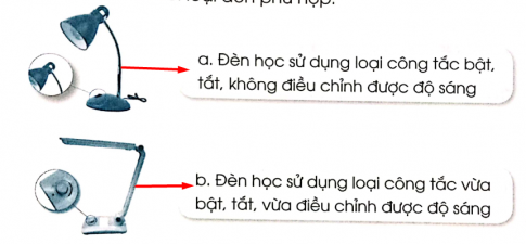 Hãy nối hình với loại đèn phù hợp