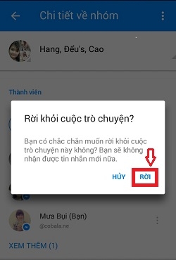 Hướng dẫn cách thêm thành viên vào nhóm và rời khỏi nhóm chat Facebook