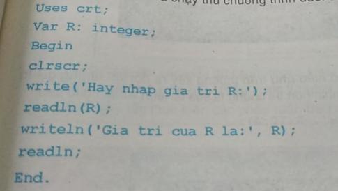  Các lệnh nhập, xuất dữ liệu