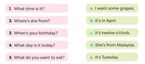 read and match 