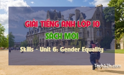 Skills Unit 6: Gender Equality