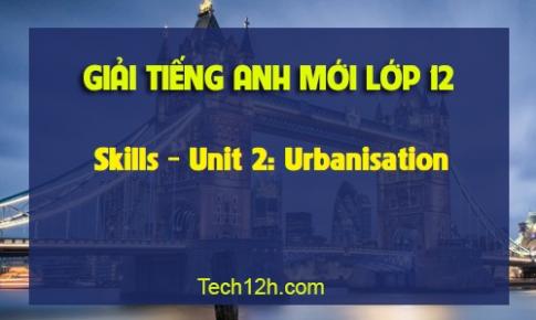 Skills Unit 2: Urbanisation