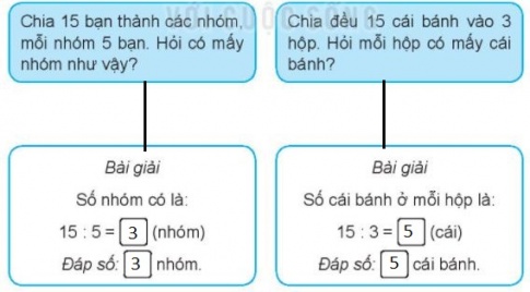 [KNTT] Giải VBT Toán 2 bài 42: Số bị chia, số chia, thương