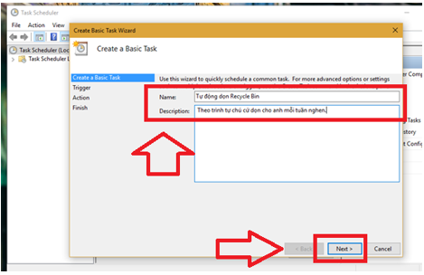 Dọn rác tự động  cho Recycle Bin trên Window 8, 8.1 win 10