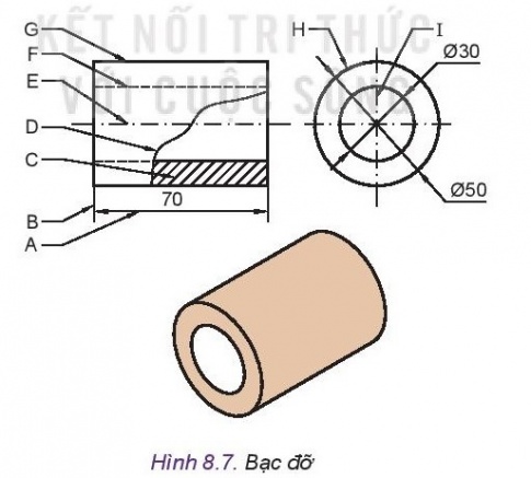 Giải bài 8 Bản vẽ kĩ thuật và tiêu chuẩn trình bày bản vẽ kĩ thuật