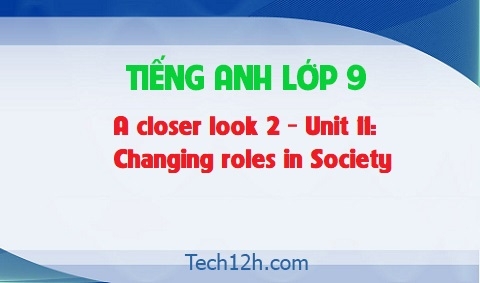 A closer look 2 – Unit 11: Changing roles in society