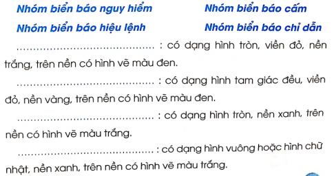 Chọn nội dung dưới đây và điền vào chỗ .... cho phù hợp