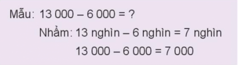 Giải bài 64 Phép trừ trong phạm vi 100 000