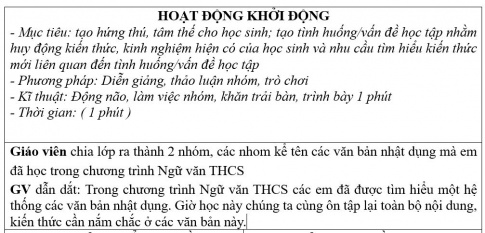 Giáo án PTNL bài Tổng kết phần văn bản nhật dụng