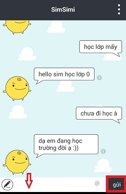 Cười ra nước mắt với chú gà Robot Simsimi trên điện thoại