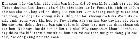 Hướng dẫn cách giãn chữ, giãn dòng, giãn đoạn trên văn bản word