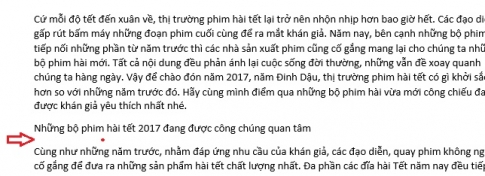 Cách ẩn và hiện những đoạn văn bản quan trọng trong word