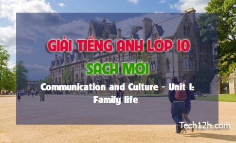 Communication and Culture Unit 1: Family life