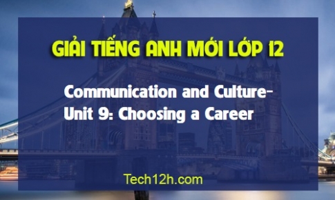 Communication and Culture Unit 9: Choosing a Career