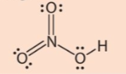 Công thức Lewis của HNO3 như dưới đây có phù hợp không?