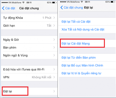 Cách xử lý trường hợp iPhone bị mất sóng