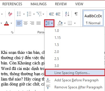 Hướng dẫn cách giãn chữ, giãn dòng, giãn đoạn trên văn bản word