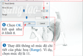 Câu 1: Quan sát hai hình ảnh dưới đây và trình bày các bước tạo ảnh phác họa bằng bút chì trong Paint.Net để từ Hình a có được ảnh kết quả như Hình b.